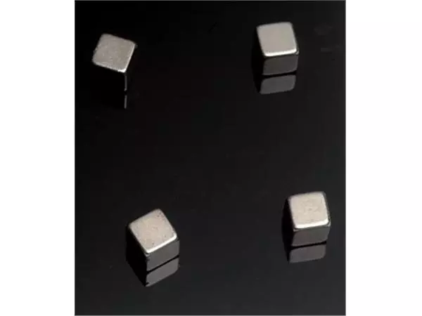Een Naga magneet voor glasborden, ft 10 x 10 x 10 mm, 4 stuks koop je bij ShopXPress