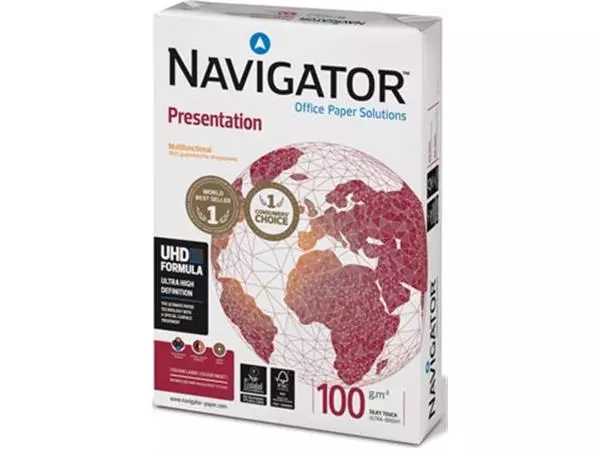 Een Navigator Presentation presentatiepapier ft A3, 100 g, pak van 500 vel koop je bij ShopXPress