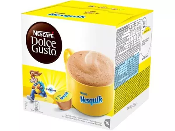 Een Nescafé Dolce Gusto koffiecapsules, Nesquik, pak van 16 stuks koop je bij ShopXPress