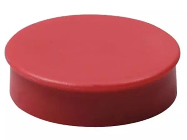 Een Nobo magneten diameter van 20 mm, rood, blister van 8 stuks koop je bij ShopXPress