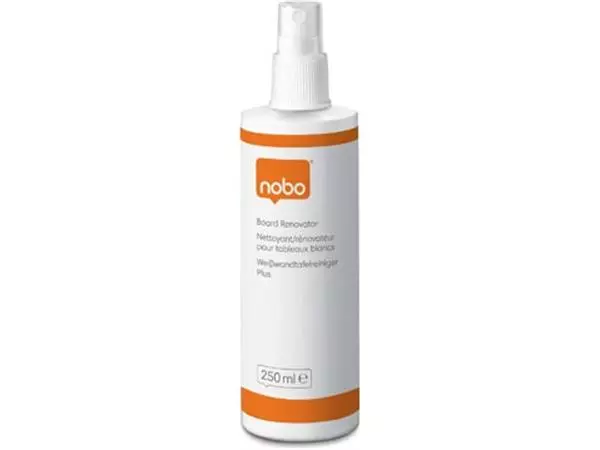 Een Nobo renovator reinigingsspray voor whiteboard, 250ml koop je bij ShopXPress