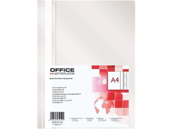 Een OFFICE products snelhechtmap, wit koop je bij Supplierz BV