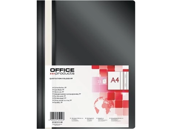 Een OFFICE products snelhechtmap, zwart koop je bij Supplierz BV