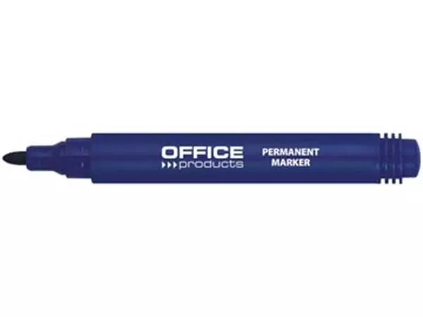 Een Office Products permanent marker 1-3 mm, rond, blauw koop je bij ShopXPress