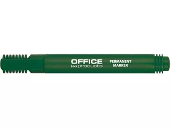 Een Office Products permanent marker 1-3 mm, rond, groen koop je bij ShopXPress