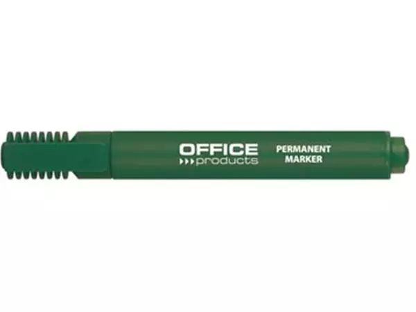 Een Office Products permanent marker 1-5 mm, beitelpunt, groen koop je bij ShopXPress