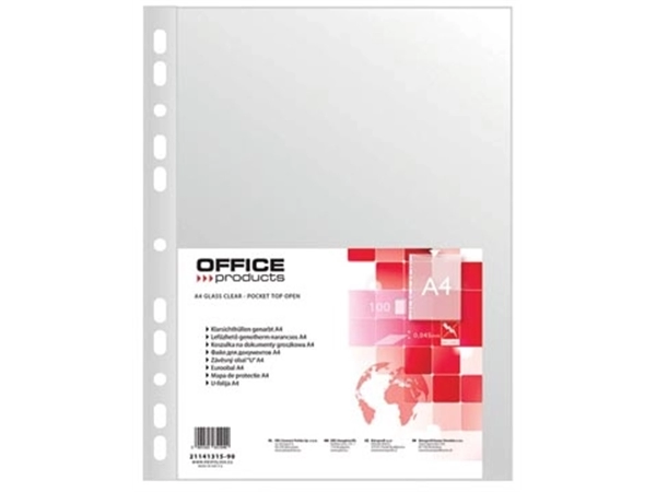 Een Office products showtas, A4, 45 microns, pak van 100 stuks koop je bij ShopXPress