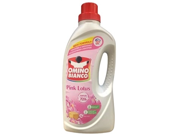 Een Omino Bianco Pink Lotus wasmiddel, 37 doseringen, fles van 1,48 l koop je bij ShopXPress