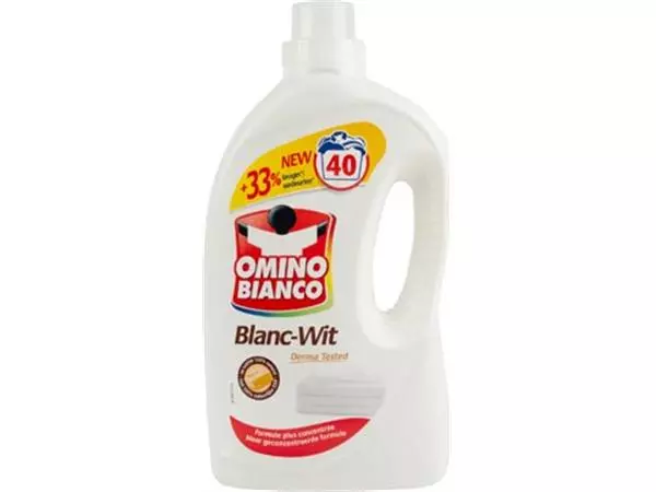 Een Omino Bianco wasmiddel Wit, fles van 2 l koop je bij ShopXPress