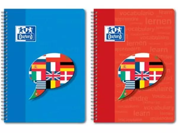 Een Oxford Vocabulary Coach spiraalschrift, ft A5, 48 vel, gelijnd, geassorteerde kleuren koop je bij ShopXPress