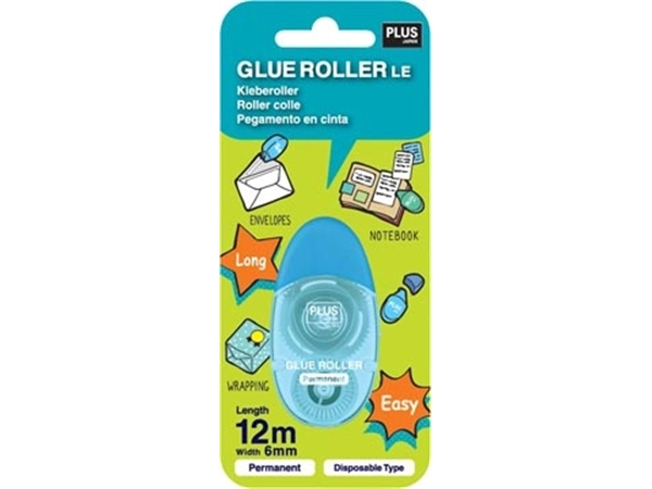 Vous pouvez acheter un PLUS dérouleur de colle, 6 mm x 12 m, bleu, blister de 1 pièce chez Supplierz BV