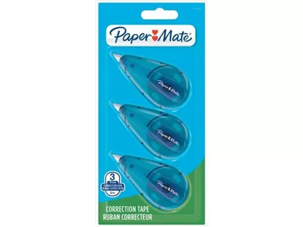 Een Paper Mate correctieroller, blister van 3 stuks koop je bij ShopXPress