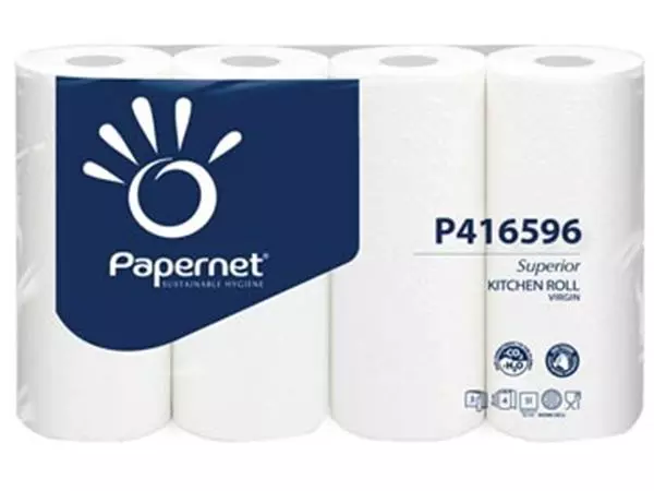 Buy your Papernet keukenrol Superior, 3-laags, 51 vellen, pak van 4 rollen at Supplierz BV