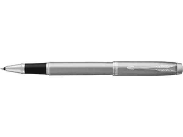 Een Parker IM roller Stainless Steel CT, zwarte inkt koop je bij ShopXPress