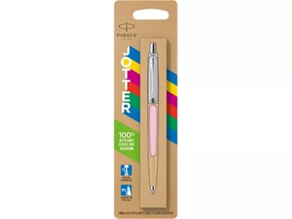 Een Parker Jotter Originals Pastel balpen, roze, op blister koop je bij ShopXPress