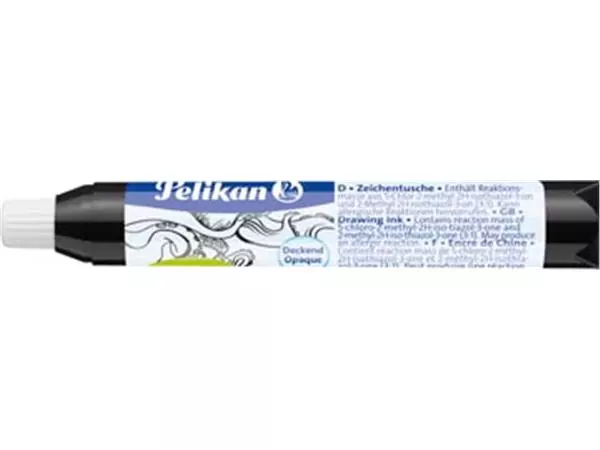 Een Pelikan Oost-Indische inkt zwart, tube van 9 ml koop je bij ShopXPress