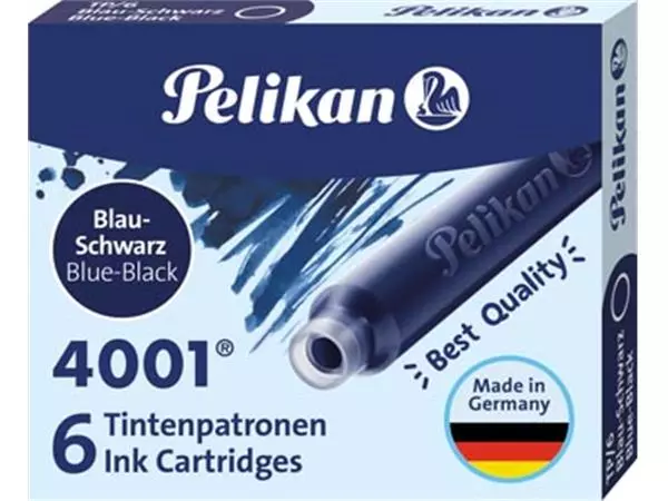 Een Pelikan inktpatronen 4001 blauw-zwart koop je bij ShopXPress