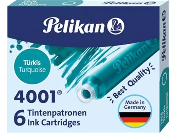 Een Pelikan inktpatronen 4001 turkoois koop je bij ShopXPress