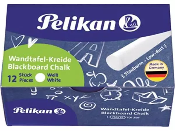 Een Pelikan schoolbordkrijt wit koop je bij ShopXPress