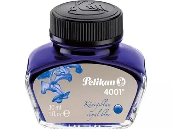 Een Pelikan vulpeninkt 4001 koningsblauw koop je bij ShopXPress