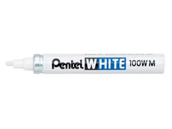 Een Pentel Paint Marker White schrijfpunt: 3,9 mm, schrijfbreedte: 3 mm koop je bij ShopXPress