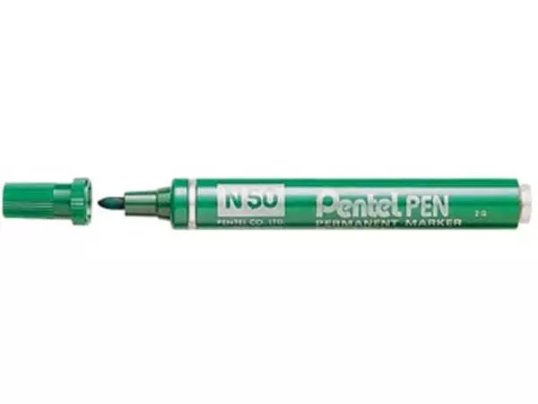 Een Pentel merkstift Pen N50 groen koop je bij ShopXPress