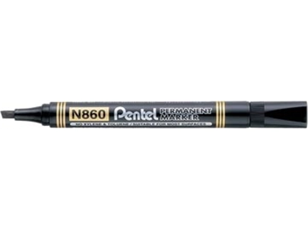 Een Pentel permanente marker N860-A, zwart koop je bij Supplierz BV