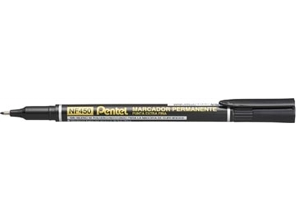 Een Pentel permanente marker NF450-A, zwart koop je bij Supplierz BV