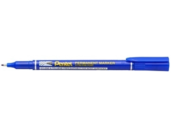 Een Pentel permanente marker NF450-C, blauw koop je bij Supplierz BV