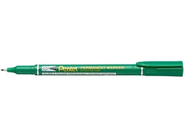 Een Pentel permanente marker NF450-D, groen koop je bij Supplierz BV