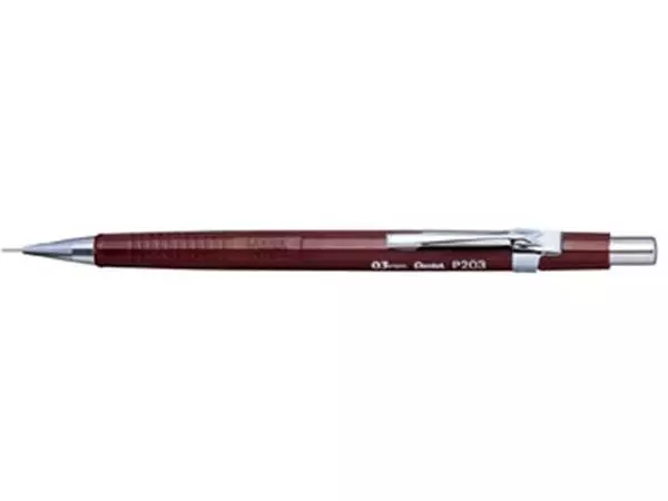 Een Pentel vulpotlood voor potloodstiften: 0,3 mm, bruine houder koop je bij ShopXPress