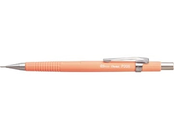 Een Pentel vulpotlood voor potloodstiften: 0,5 mm, pastel oranje houder koop je bij ShopXPress