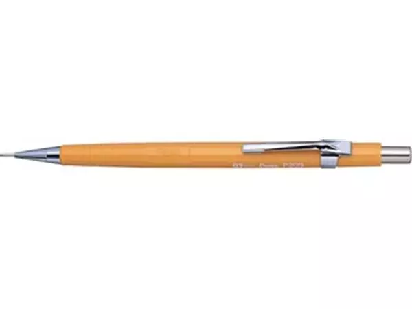 Een Pentel vulpotlood voor potloodstiften: 0,9 mm, gele houder koop je bij ShopXPress