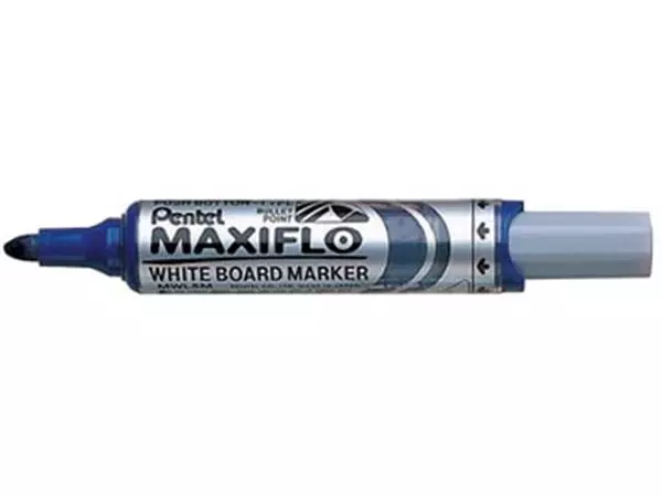 Een Pentel whiteboardmarker Maxiflo blauw koop je bij ShopXPress