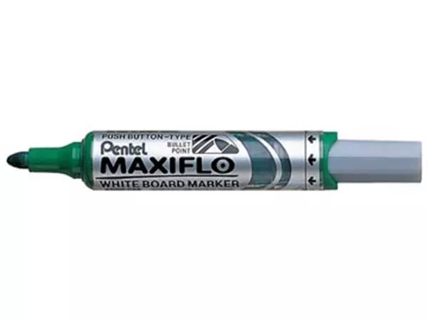 Een Pentel whiteboardmarker Maxiflo groen koop je bij ShopXPress