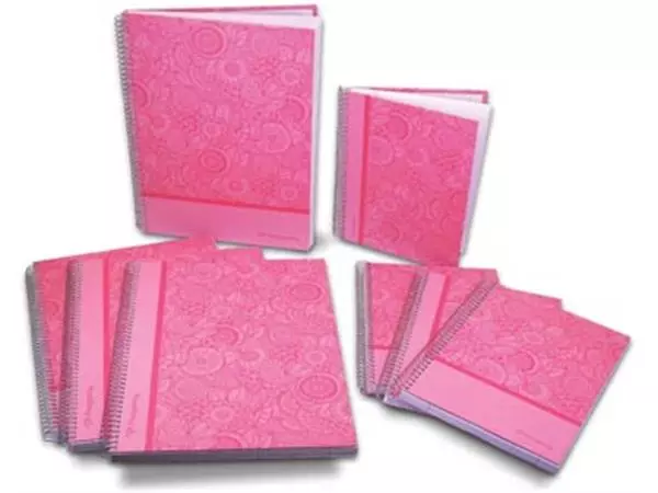 Een Pergamy Mandala notitieboek ft A5, geruit 5 mm, roze koop je bij ShopXPress