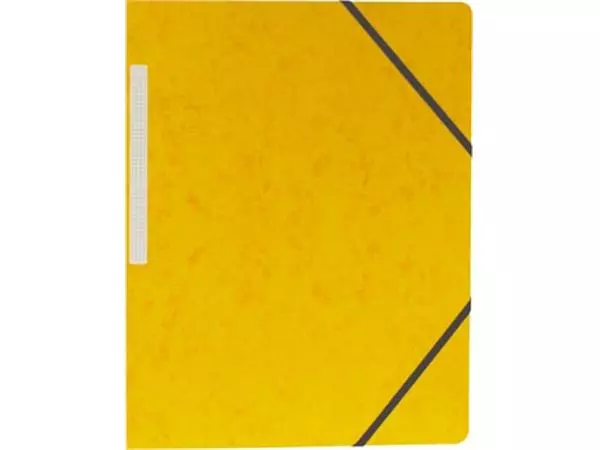 Een Pergamy elastomap 3 kleppen geel, pak van 10 stuks koop je bij ShopXPress