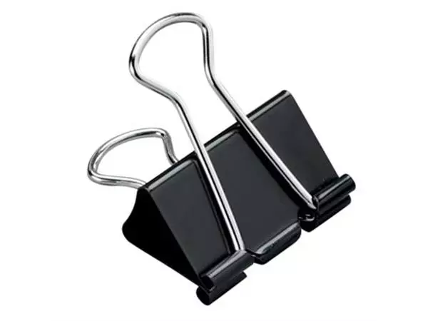 Een Pergamy foldbackclip 32 mm, zwart, doos van 12 stuks koop je bij ShopXPress