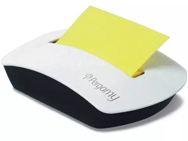 Een Pergamy notes, ft 76 x 76 mm neon geel, 100 vel + dispenser koop je bij ShopXPress