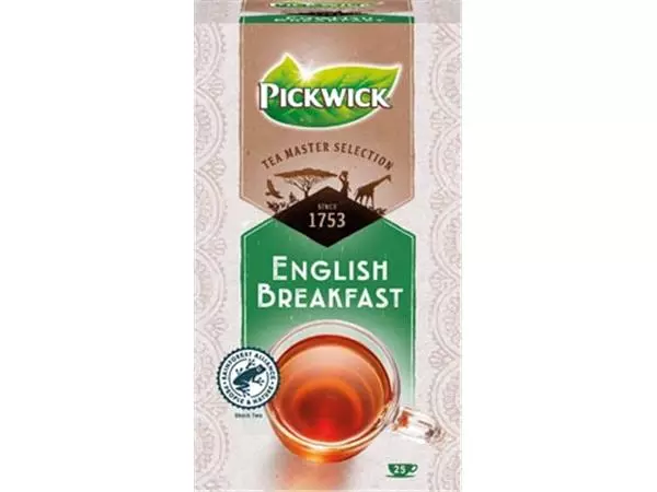 Een Pickwick Tea Master Selection, English Breakfast, pak van 25 stuks koop je bij ShopXPress
