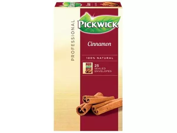 Een Pickwick thee, kaneel, pak van 25 zakjes koop je bij ShopXPress
