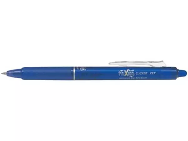 Een Pilot intrekbare roller FriXion Ball Clicker, medium punt, 0,7 mm, blauw koop je bij ShopXPress