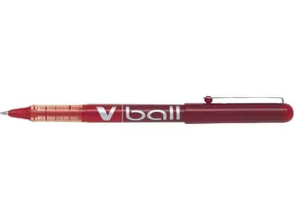 Een Pilot liquid-ink roller Vball 05, rood koop je bij ShopXPress