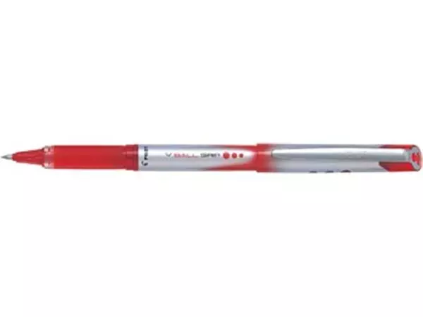 Een Pilot roller V-BALL Grip, medium punt 0,7 mm, rood koop je bij ShopXPress