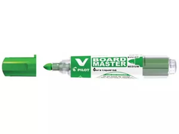 Een Pilot V-Board Master whiteboardmarker, ronde punt, 2,3 mm, groen koop je bij ShopXPress