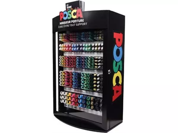 Een Posca paintmarker, NL display van 281 stuks, assorti koop je bij ShopXPress