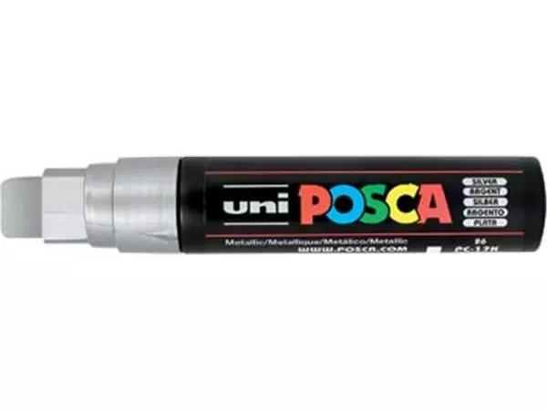 Een Posca paintmarker PC-17K zilver koop je bij ShopXPress