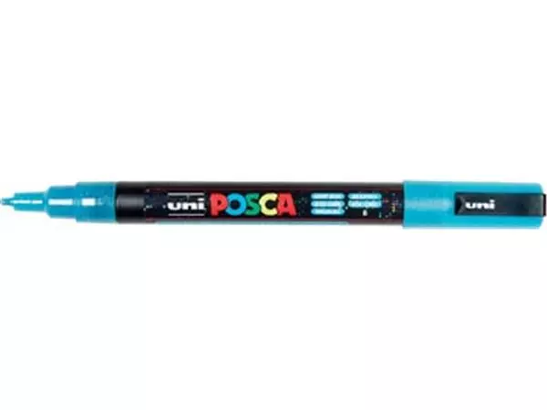 Een Posca paintmarker PC-3M glitter lichtblauw koop je bij ShopXPress
