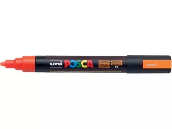 Een Posca paintmarker PC-5M fluo oranje koop je bij ShopXPress