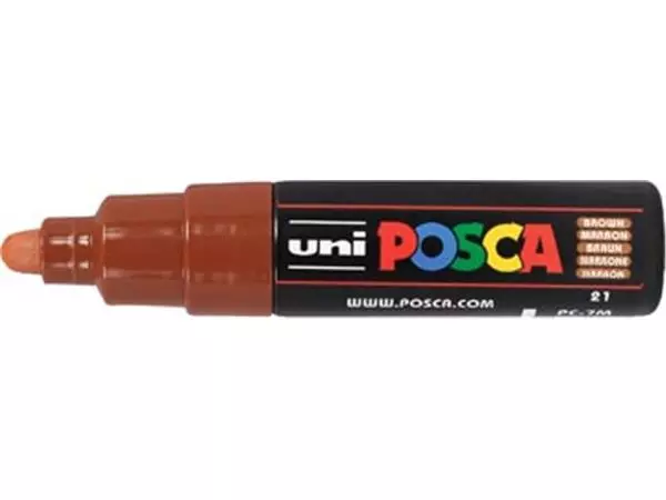 Een Posca paintmarker PC-7M bruin koop je bij ShopXPress